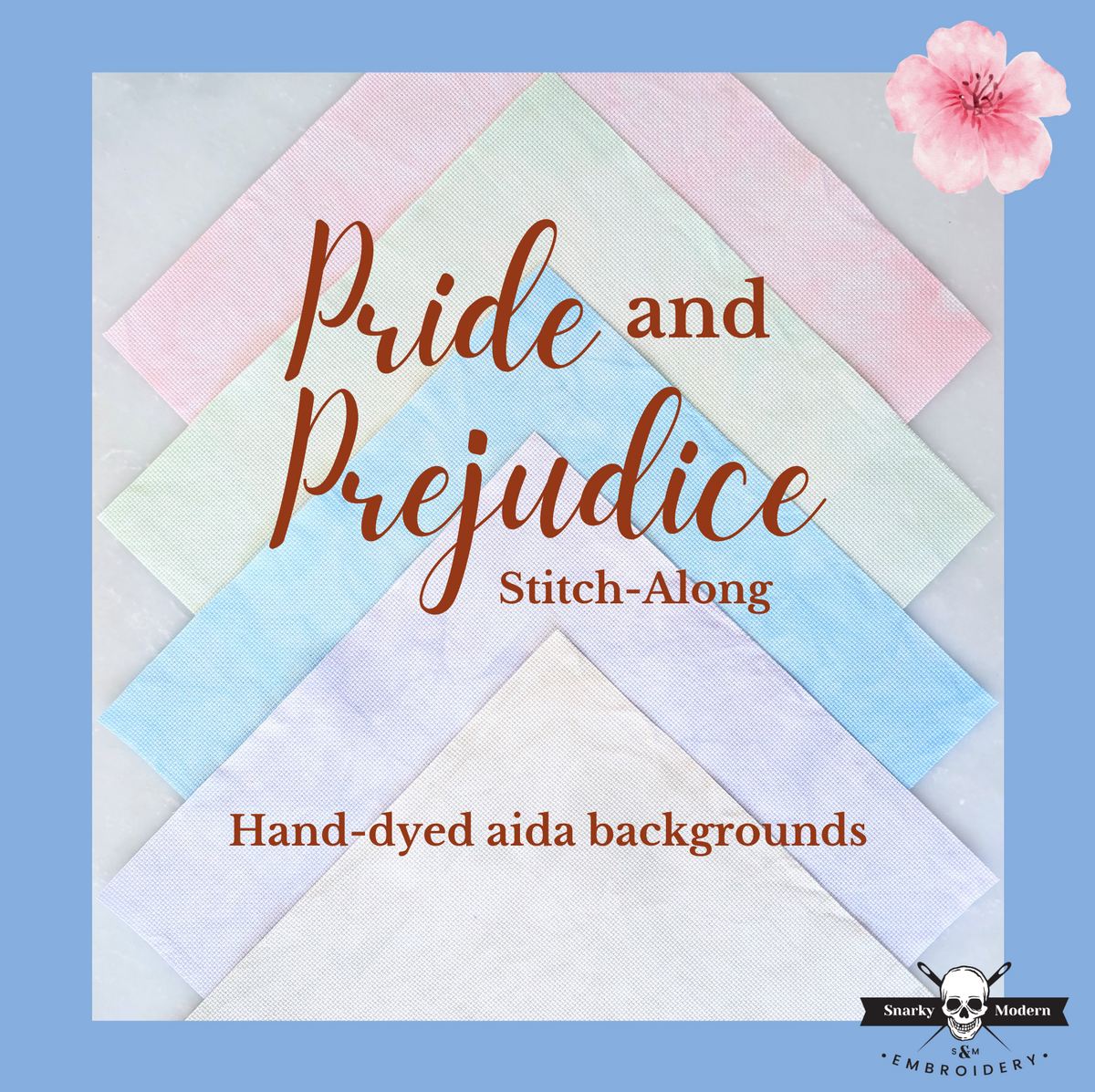 Hand-Dyed Aida Only: Pride and Prejudice Stitch-Along