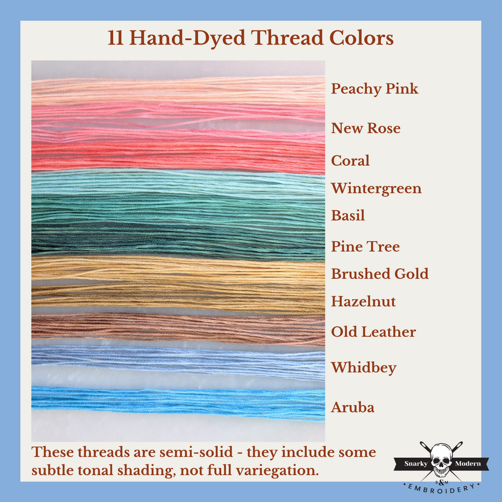 Stitches Basic Basic Kit with Dyed Floss: Pride and Prejudice Stitch-Along – Afterglow ...