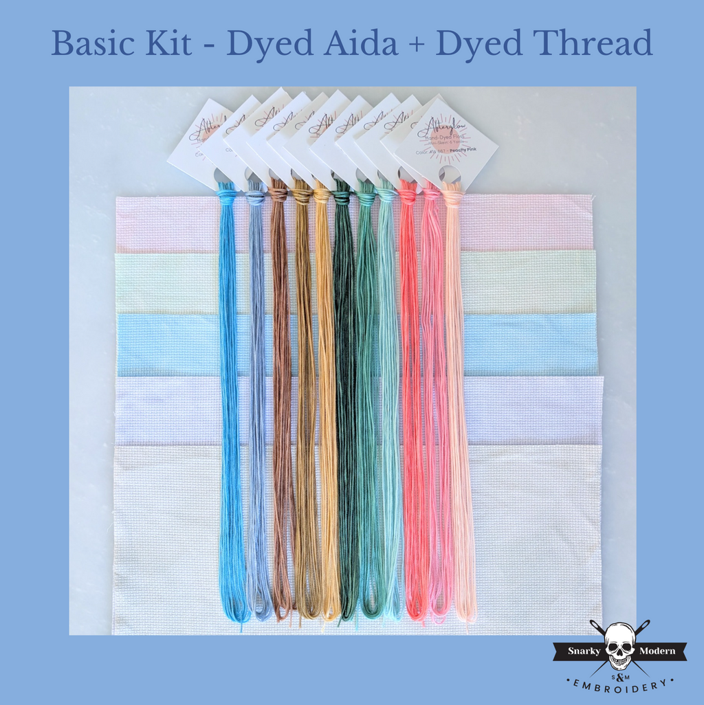 Basic Kit with Dyed Floss: Pride and Prejudice Stitch-Along – Afterglow ...